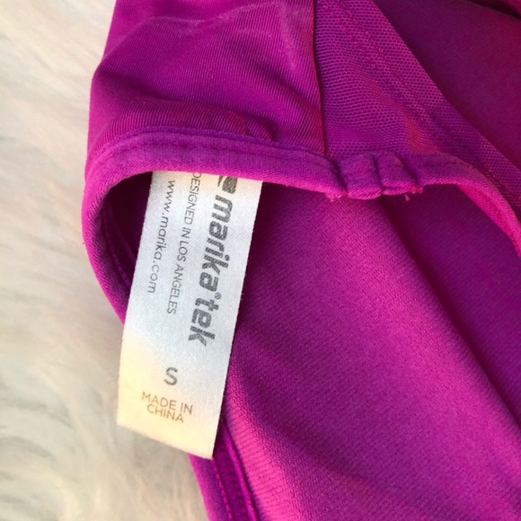 Marika Tek Fuchsia Pink Sports Bra s - Picture 3 of 3